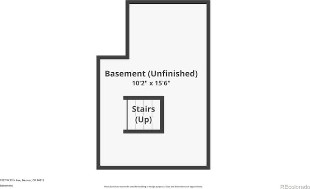 3317 W 37th Ave, Denver, CO 80211 - floor plan