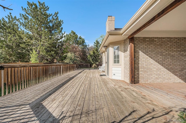 view of deck