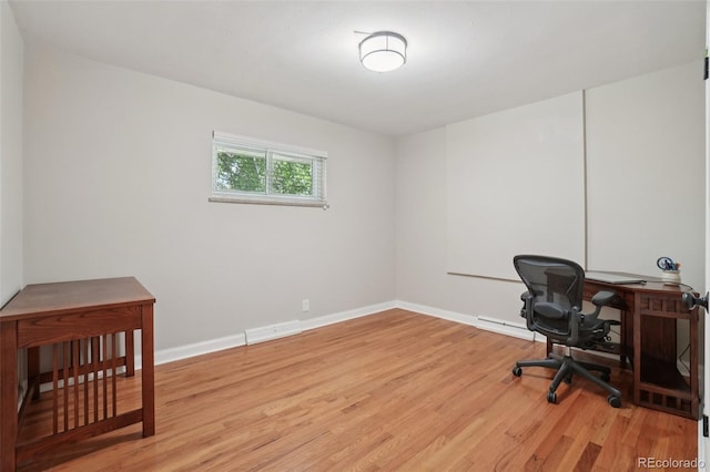 4895 S Galapago St, Englewood, CO 80110 - office space featuring light wood-style flooring and baseboards