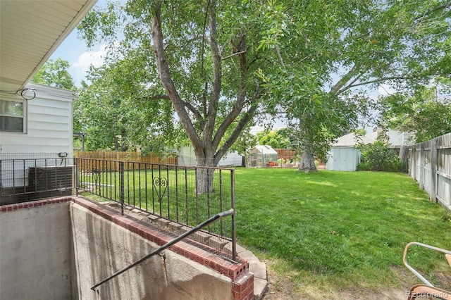 4895 S Galapago St, Englewood, CO 80110 - fenced backyard with a storage unit