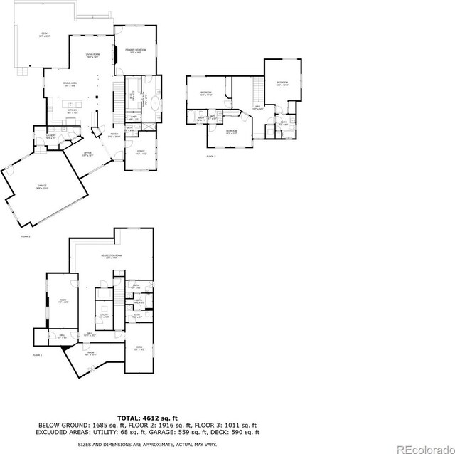 4193 W 99th Ct, Westminster, CO 80031 - floor plan / room layout