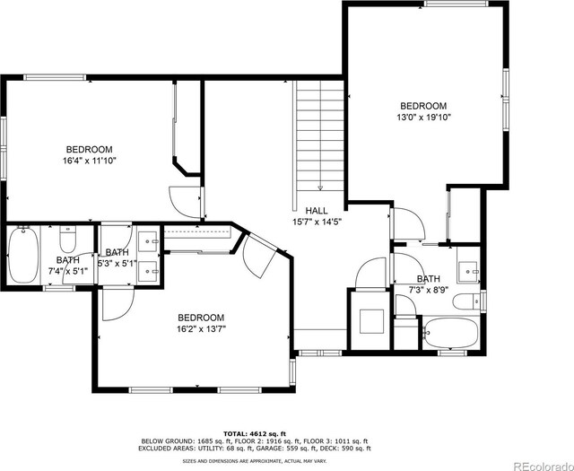 4193 W 99th Ct, Westminster, CO 80031 - floor plan / room layout