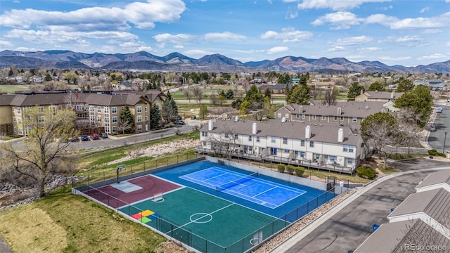 5316 S Jellison St, Littleton, CO 80123 - aerial perspective of suburban area with a mountain backdrop