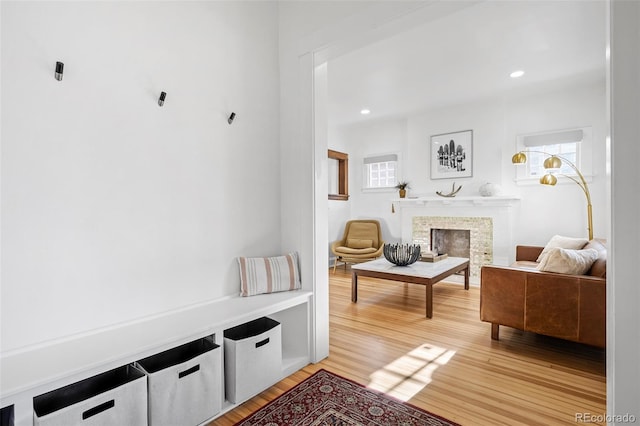 interior space featuring hardwood / wood-style floors