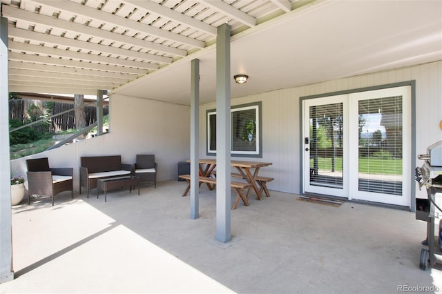 4545 S Lipan Ct, Englewood, CO 80110 - view of patio / terrace with outdoor lounge area