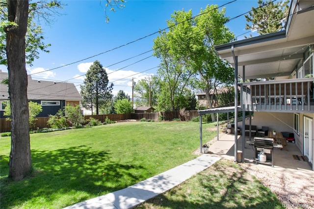 4545 S Lipan Ct, Englewood, CO 80110 - view of yard with a patio