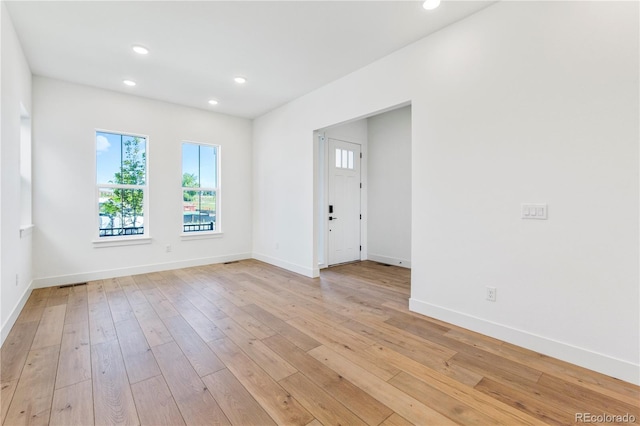 5626 W 142nd Ave, Broomfield, CO 80020 - unfurnished room featuring light wood-type flooring and recessed lighting