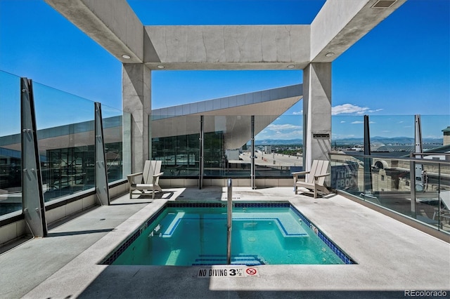 891 14th St Unit 2105, Denver, CO 80202 - view of pool with a pool and a patio area