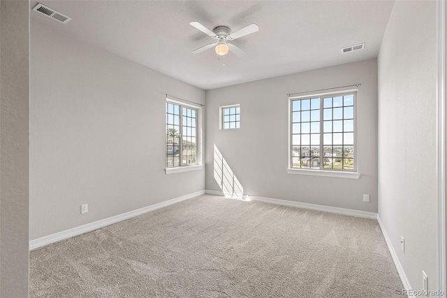 11522 Trona Ct, Parker, CO 80138 - carpeted spare room featuring ceiling fan and baseboards