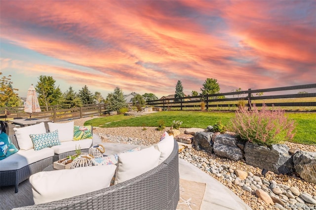 11522 Trona Ct, Parker, CO 80138 - view of patio / terrace with an outdoor living space