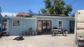 160 Utica St, Denver, CO 80219 - back of property with a patio area