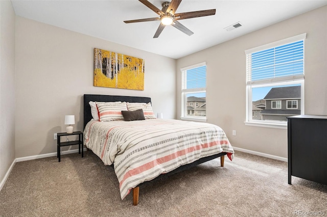 18077 E 99th Ave, Commerce City, CO 80022 - carpeted bedroom featuring baseboards and ceiling fan