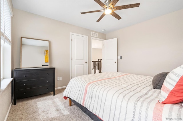 18077 E 99th Ave, Commerce City, CO 80022 - bedroom with carpet, ceiling fan, and baseboards