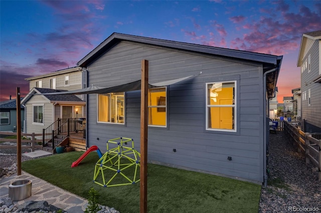 8517 Eckley St, Littleton, CO 80125 - view of back of house at dusk