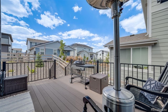 8517 Eckley St, Littleton, CO 80125 - deck with a residential view