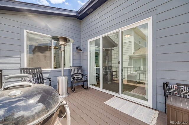 8517 Eckley St, Littleton, CO 80125 - view of wooden deck