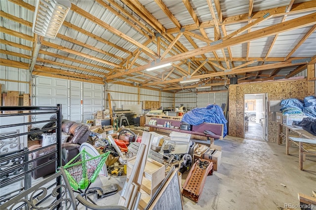 6375 Terrace Ln, Salida, CO 81201 - garage featuring metal wall
