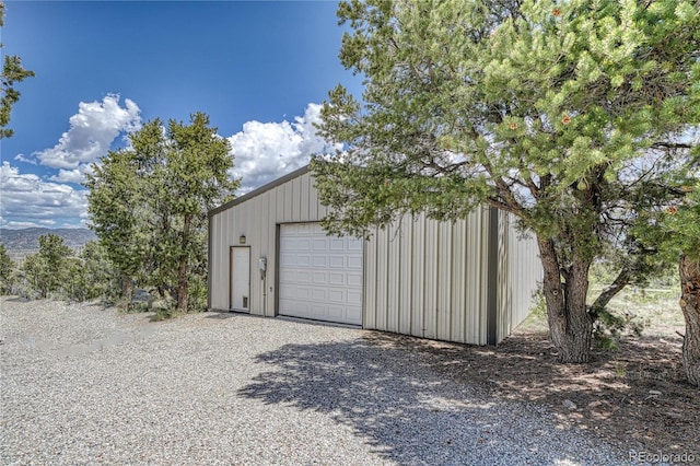 6375 Terrace Ln, Salida, CO 81201 - detached garage with driveway