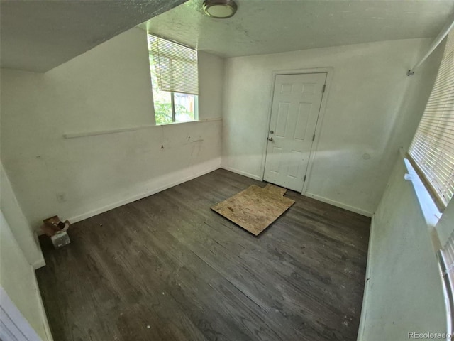 1272 N Ulster St, Denver, CO 80220 - interior space featuring baseboards and dark wood finished floors