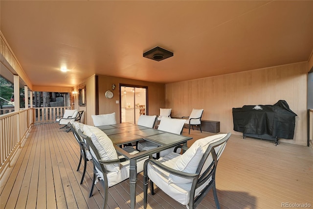 dining room featuring light wood-type flooring