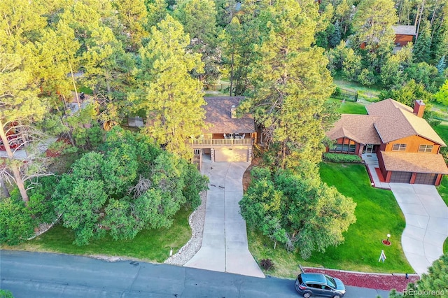 aerial view of property and surrounding area