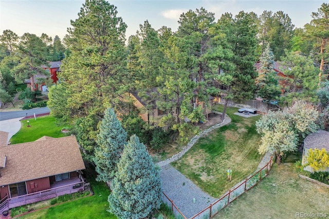 aerial view of property and surrounding area
