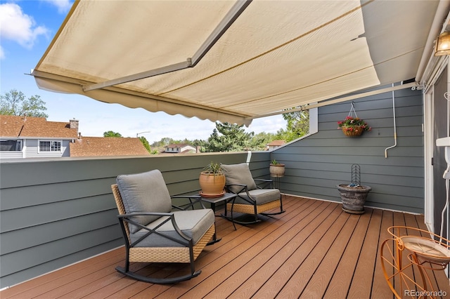 view of deck