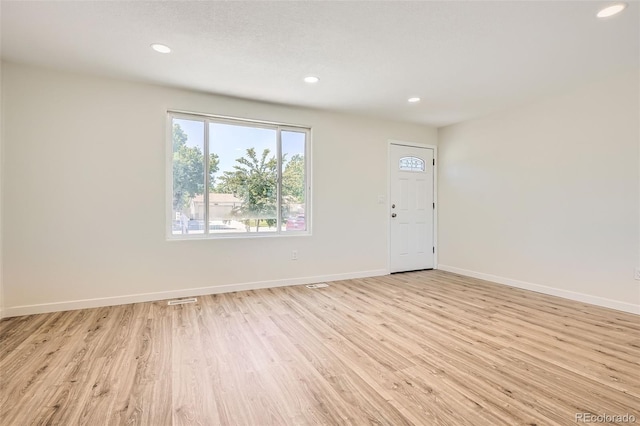 16273 E Brown Pl, Aurora, CO 80013 - spare room with light wood finished floors and recessed lighting