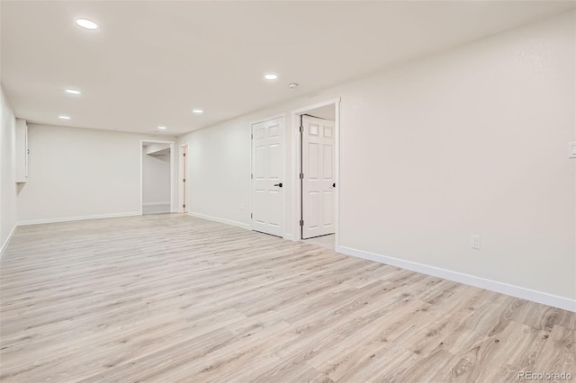 16273 E Brown Pl, Aurora, CO 80013 - spare room featuring light wood-type flooring and recessed lighting
