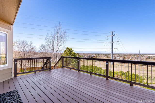 9239 Erminedale Dr, Lone Tree, CO 80124 - view of wooden terrace