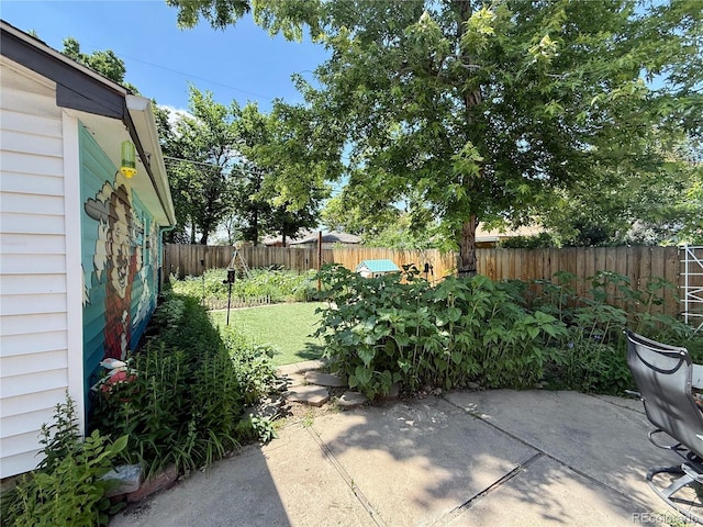 1341 Chester St, Aurora, CO 80010 - fenced backyard featuring a patio