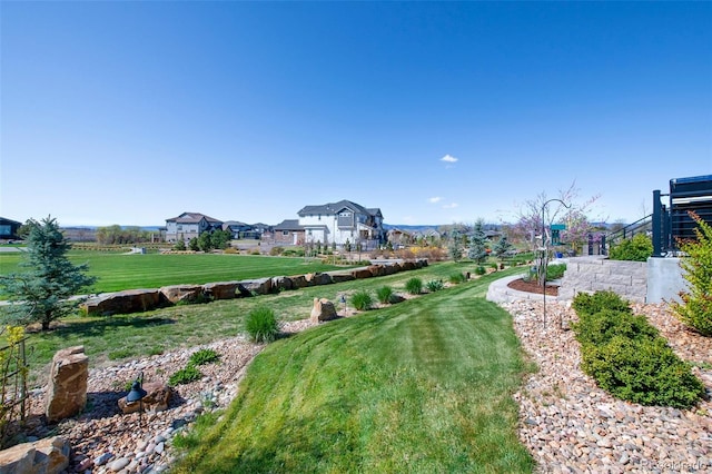 view of yard