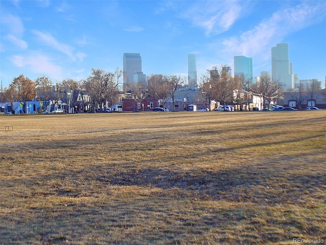 view of home's community with a city view