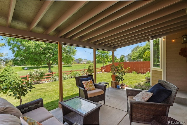 13235 Clermont Cir, Thornton, CO 80241 - view of patio with an outdoor living space
