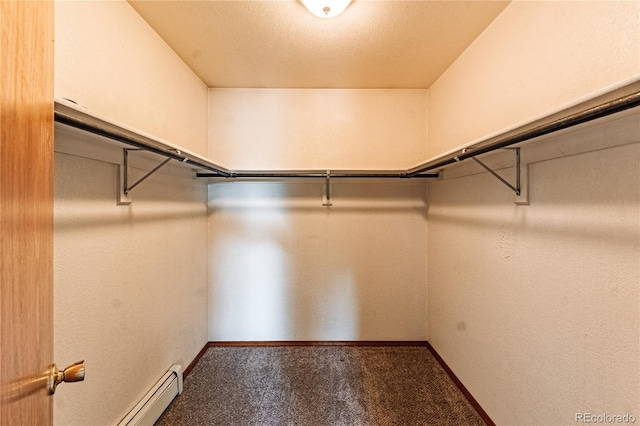 2408 N 7th St Unit A, Colorado Springs, CO 80907 - walk in closet with carpet flooring and a baseboard radiator