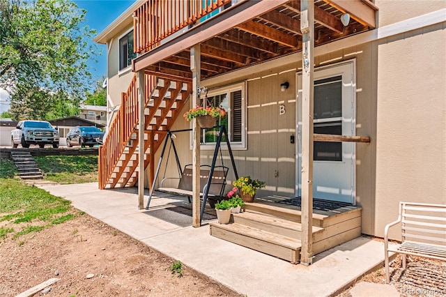 2408 N 7th St Unit A, Colorado Springs, CO 80907 - property entrance with a patio