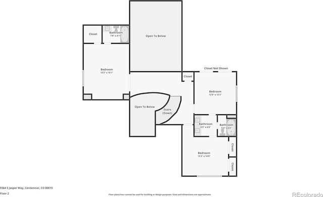 5564 S Jasper Way, Centennial, CO 80015 - view of property floor plan