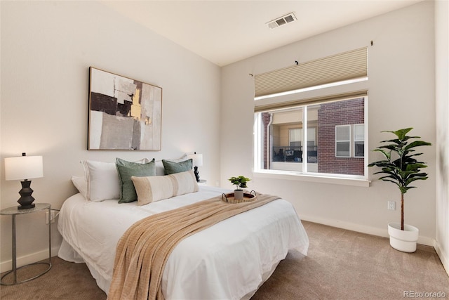 bedroom with carpet flooring