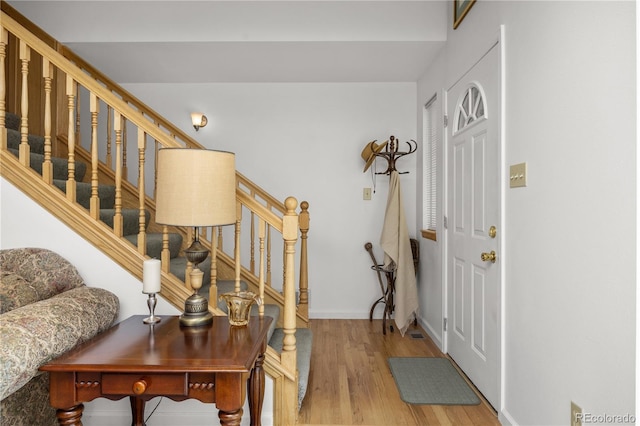 266 Gap Rd, Black Hawk, CO 80422 - foyer entrance with stairs and wood finished floors