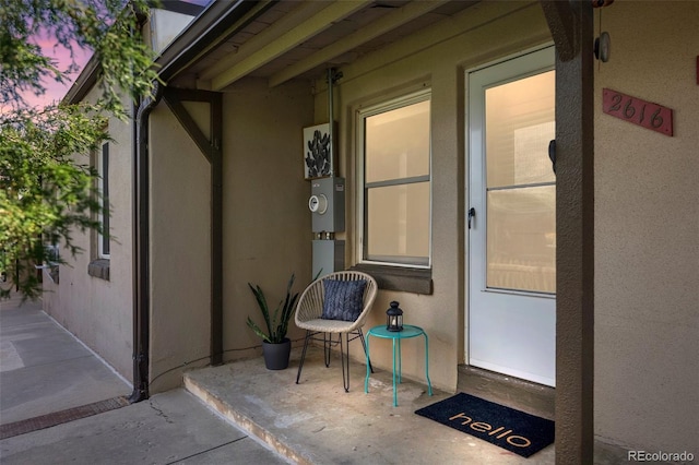 2616 Utica St, Denver, CO 80212 - view of exterior entry with stucco siding