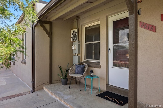 2616 Utica St, Denver, CO 80212 - property entrance featuring stucco siding