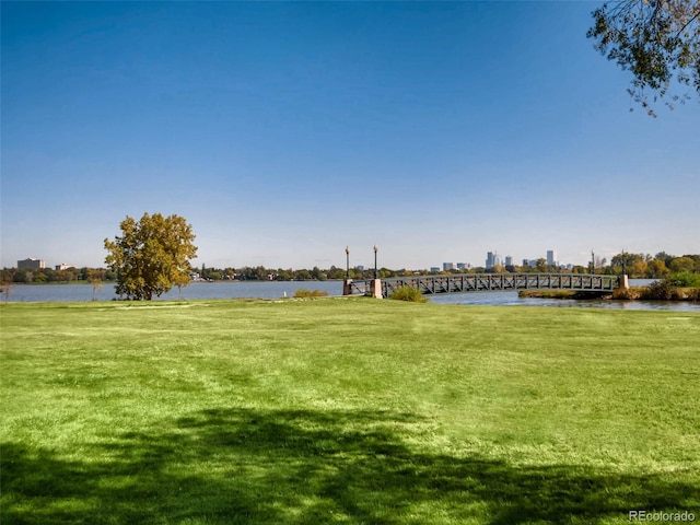 2616 Utica St, Denver, CO 80212 - view of grassy yard with a water view