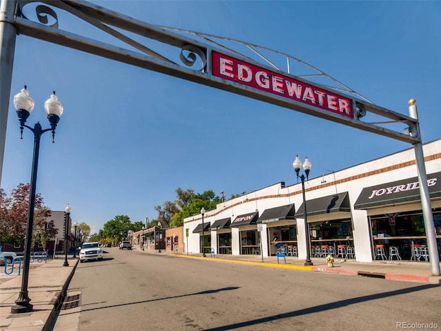 2616 Utica St, Denver, CO 80212 - view of asphalt road featuring sidewalks, street lighting, and curbs