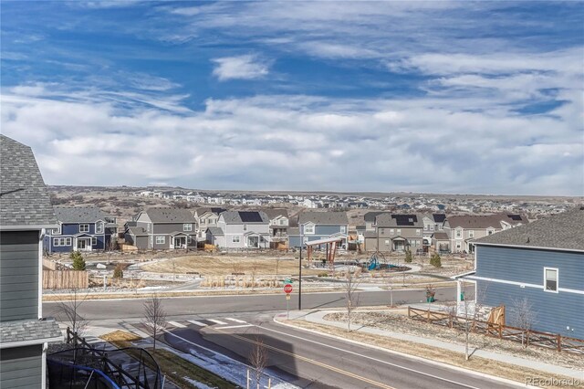 city view with a residential view