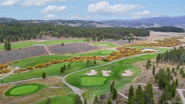 view of property's community featuring a mountain view