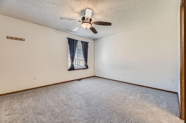 17692 E Brown Cir, Aurora, CO 80013 - carpeted spare room with ceiling fan and a textured ceiling