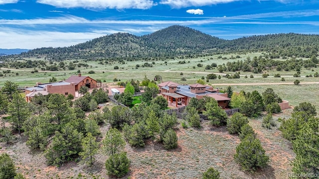 exterior space with a mountain view