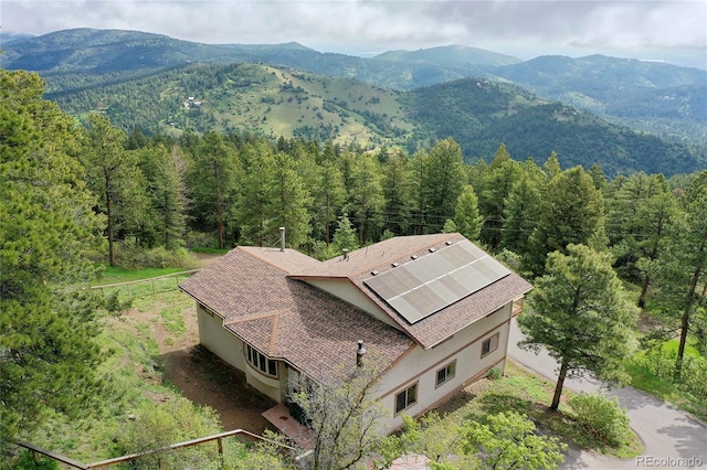 9648 Yegge Rd, Morrison, CO 80465 - view of mountain background with a heavily wooded area