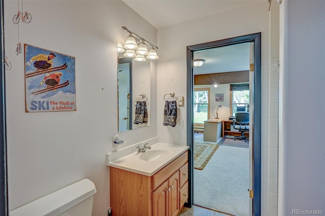 29250 County Road 330, Buena Vista, CO 81211 - bathroom featuring toilet and vanity