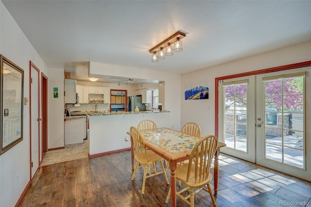29250 County Road 330, Buena Vista, CO 81211 - dining area with wood finished floors and french doors